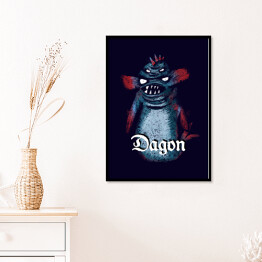 Plakat w ramie Wielcy Przedwieczni, Wielcy Starzy Bogowie - Dagon