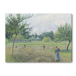 Obraz na płótnie Camille Pissarro Sianokosy w Éragny. Reprodukcja