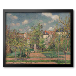 Obraz w ramie Camille Pissarro Ogród w słońcu. Reprodukcja