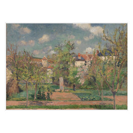 Plakat Camille Pissarro Ogród w słońcu. Reprodukcja