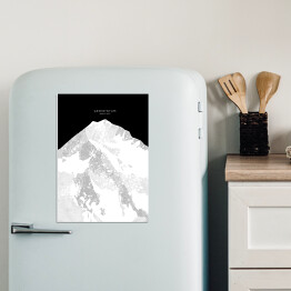 Magnes dekoracyjny Gasherbrum - minimalistyczne szczyty górskie