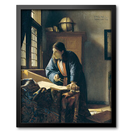 Obraz w ramie Jan Vermeer "Geograf" - reprodukcja