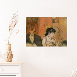 Plakat Edgar Degas "Duet" - reprodukcja