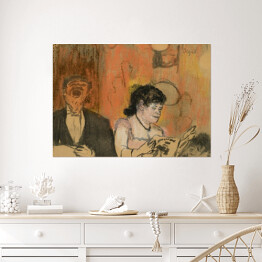 Plakat samoprzylepny Edgar Degas "Duet" - reprodukcja
