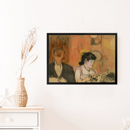 Obraz w ramie Edgar Degas "Duet" - reprodukcja