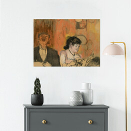 Plakat Edgar Degas "Duet" - reprodukcja