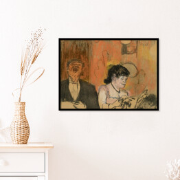 Plakat w ramie Edgar Degas "Duet" - reprodukcja