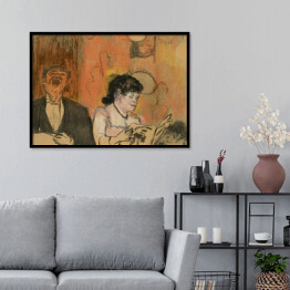 Plakat w ramie Edgar Degas "Duet" - reprodukcja