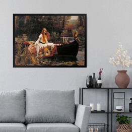 Obraz w ramie John William Waterhouse "The Lady of Shalott"