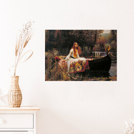 Plakat samoprzylepny John William Waterhouse "The Lady of Shalott"