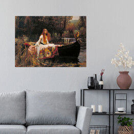 Plakat John William Waterhouse "The Lady of Shalott"