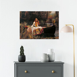 Plakat John William Waterhouse "The Lady of Shalott"