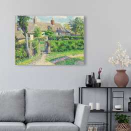 Camille Pissarro "Domy w Peasant Eragny" - reprodukcja