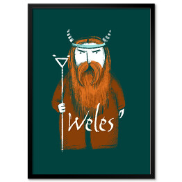 Plakat w ramie Mitologia słowiańska - Weles