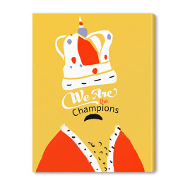 Obraz na płótnie Queen - "We are the champions"