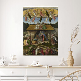 Plakat Sandro Botticelli Mistyczne narodzenie. Reprodukcja