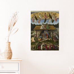 Plakat samoprzylepny Sandro Botticelli Mistyczne narodzenie. Reprodukcja