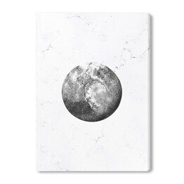 Obraz na płótnie Szare planety - Pluton