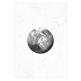 Plakat Szare planety - Pluton