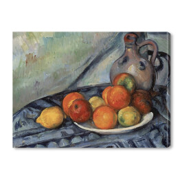 Paul Cezanne "Owoce i dzbanek na stole" - reprodukcja