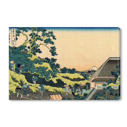 Obraz na płótnie Hokusai Katsushika "The Fuji seen from the Mishima Pass"