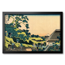Obraz w ramie Hokusai Katsushika "The Fuji seen from the Mishima Pass"