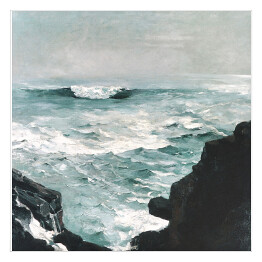 Plakat samoprzylepny Winslow Homer. Cannon Rock. Reprodukcja