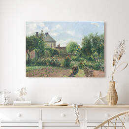 Obraz na płótnie Camille Pissarro Ogród Artysty w Eragny. Reprodukcja