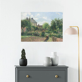 Plakat Camille Pissarro Ogród Artysty w Eragny. Reprodukcja