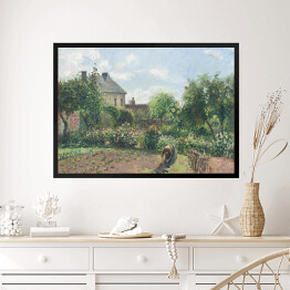 Obraz w ramie Camille Pissarro Ogród Artysty w Eragny. Reprodukcja