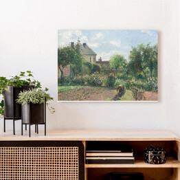 Obraz na płótnie Camille Pissarro Ogród Artysty w Eragny. Reprodukcja