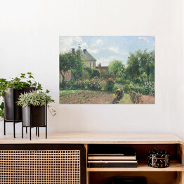 Plakat Camille Pissarro Ogród Artysty w Eragny. Reprodukcja