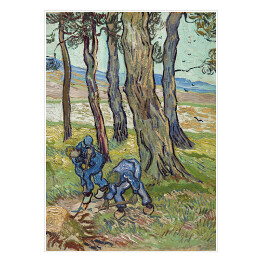 Plakat samoprzylepny Vincent van Gogh Kopacze. Reprodukcja