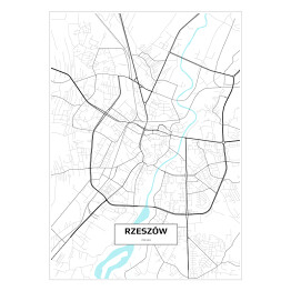 Plakat Mapa Rzeszowa 