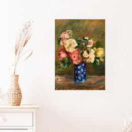 Plakat samoprzylepny Auguste Renoir Bouquet of Roses Bukiet róż Reprodukcja