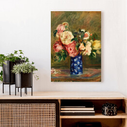 Obraz na płótnie Auguste Renoir Bouquet of Roses Bukiet róż Reprodukcja