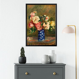 Obraz w ramie Auguste Renoir Bouquet of Roses Bukiet róż Reprodukcja