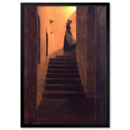Obraz klasyczny Caspar David Friedrich "Zum Light hinaufsteigende Frau"