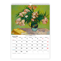 Kalendarz 13-stronicowy Kalendarz z reprodukcjami van Gogh’a