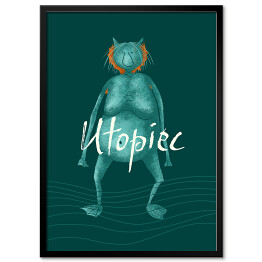 Plakat w ramie Mitologia słowiańska - Utopiec