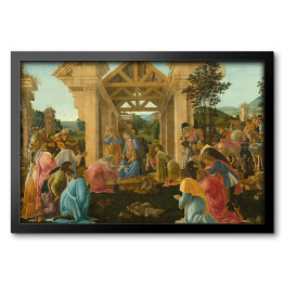 Obraz w ramie Sandro Botticelli "Pokłon Trzech Króli" - reprodukcja