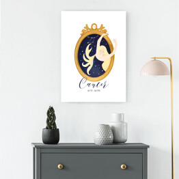 Obraz klasyczny Horoskop z kobietą - rak