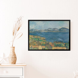 Obraz w ramie Paul Cézanne "Zatoka Marsylii" - reprodukcja