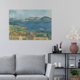 Plakat Paul Cézanne "Zatoka Marsylii" - reprodukcja