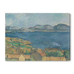 Obraz na płótnie Paul Cézanne "Zatoka Marsylii" - reprodukcja