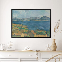 Obraz w ramie Paul Cézanne "Zatoka Marsylii" - reprodukcja