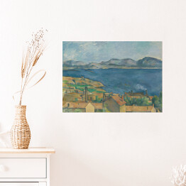 Plakat Paul Cézanne "Zatoka Marsylii" - reprodukcja
