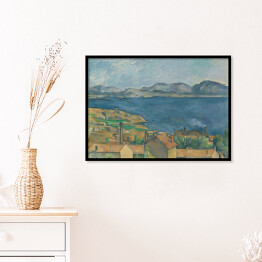 Plakat w ramie Paul Cézanne "Zatoka Marsylii" - reprodukcja