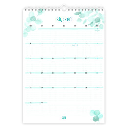 Kalendarz 13-stronicowy Kalendarz florysty