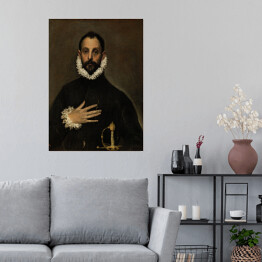 Plakat El Greco Portret Szlachcica Reprodukcja obrazu